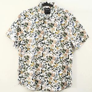 Bonobos Short Sleeve Men's Shirt Floral Printed Tailored Fit Long XXL 287174